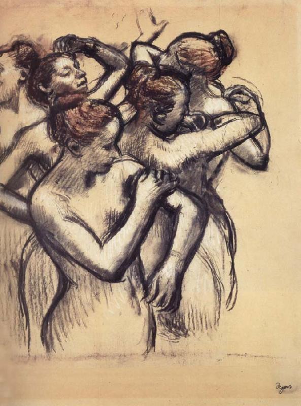 Edgar Degas Dancers,nude Study oil painting image